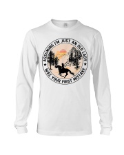 Assuming I'm Just An Old Lady Was Your First Mistake Horse Long Sleeve Tee tile