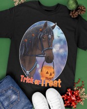 Trick or Treat Horse Classic T-Shirt apparel-classic-tshirt-lifestyle-back-69
