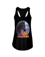 Trick or Treat Horse Ladies Flowy Tank tile
