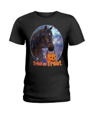 Trick or Treat Horse Ladies T-Shirt tile