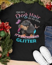 Dachshund Gift It's Not Dog Hair  Classic T-Shirt apparel-classic-tshirt-lifestyle-front-82