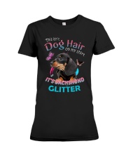 Dachshund Gift It's Not Dog Hair  Premium Fit Ladies Tee tile
