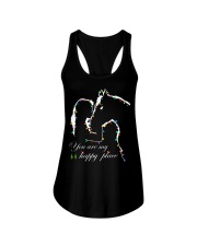 You are my happy place Ladies Flowy Tank tile