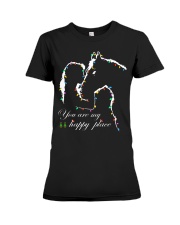 You are my happy place Premium Fit Ladies Tee tile
