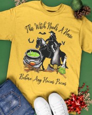 This Witch Needs A Horse Classic T-Shirt apparel-classic-tshirt-lifestyle-back-69