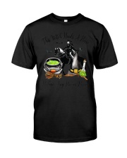 This Witch Needs A Horse Premium Fit Mens Tee tile