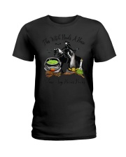 This Witch Needs A Horse Ladies T-Shirt tile
