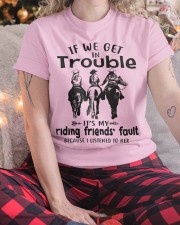 If We Get In Trouble- Riding Friends' Fault Classic T-Shirt custom-t-shirts-classic-lifestyle-front-334