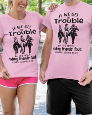 If We Get In Trouble- Riding Friends' Fault Classic T-Shirt custom-t-shirts-classic-lifestyle-front-413