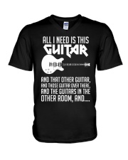 All I Need Is This Guitar V-Neck T-Shirt tile