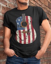 American Guitar T Shirt Funny Guitarist Classic T-Shirt apparel-classic-tshirt-lifestyle-26