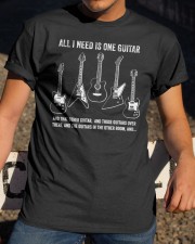 All I Need Is One Guitar Classic T-Shirt apparel-classic-tshirt-lifestyle-28