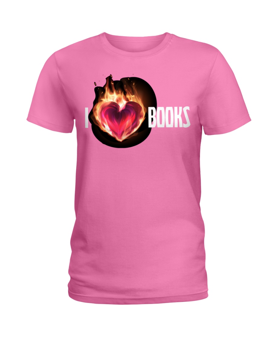 I Love Books High Quality Classic Tee Ladies T-Shirt