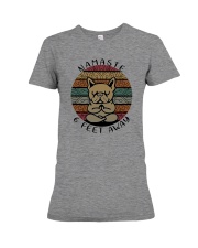 Social Distancing Premium Fit Ladies Tee front