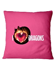 I Love Dragons High Quality Classic Tee Square Pillowcase thumbnail