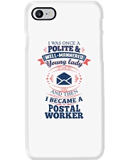 YOUNG LADY POSTAL WORKER Phone Case thumbnail