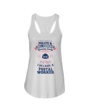 YOUNG LADY POSTAL WORKER Ladies Flowy Tank thumbnail