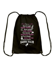 DUST MAKING BARREL RACER Drawstring Bag thumbnail