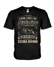 SCUBA DIVING V-Neck T-Shirt thumbnail
