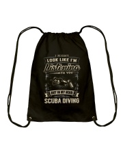 SCUBA DIVING Drawstring Bag thumbnail