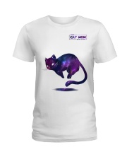 BEST CAT MOM IN THE GALAXY Ladies T-Shirt tile