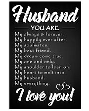 To my Husband 16x24 Poster front