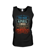 60th Birthday April 1960 Man Myth Legends Unisex Tank tile