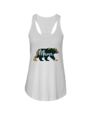 Women's Mama Bear Floral Ladies Flowy Tank tile