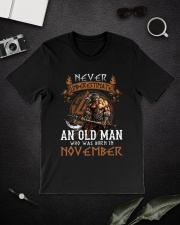 Never Underestimate November Old Man Classic T-Shirt lifestyle-mens-crewneck-front-16