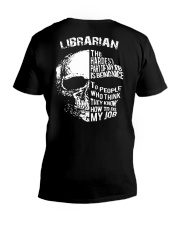 Librarian - The Hardest Part Of My Job V-Neck T-Shirt thumbnail