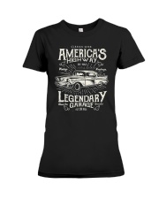 VINTAGE CLASSIC CAR Retro Premium Fit Ladies Tee thumbnail