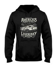 VINTAGE CLASSIC CAR Retro Hooded Sweatshirt thumbnail