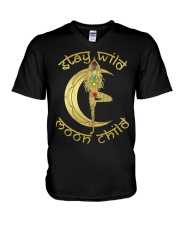 Stay Wild Moon Child V-Neck T-Shirt tile