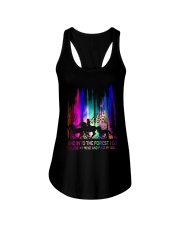Horse Into The Forest Ladies Flowy Tank tile