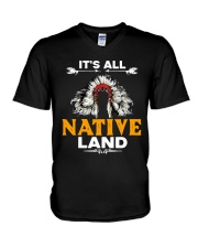 Native Land V-Neck T-Shirt tile