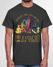 Peace Love and Light Classic T-Shirt garment-tshirt-unisex-front-03