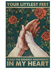 LITTLEST FEET BIGGEST FOOTPRINTS 11x17 Poster front