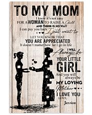 To My Mom - Daughter 11x17 Poster front