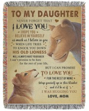To My Daughter 60x80 - Woven Blanket tile
