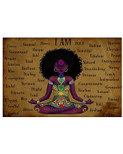 I am strong divine connected expressive loved 17x11 Poster front
