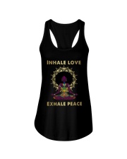 Inhale Love Exhale Peace Ladies Flowy Tank tile