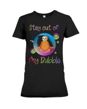 Sloth Stay Out Of Premium Fit Ladies Tee tile