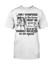 Trust the Horse Classic T-Shirt front