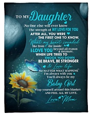 To My Daughter Small Fleece Blanket - 30" x 40" front