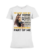 Horse The Best Part Of Me Premium Fit Ladies Tee tile