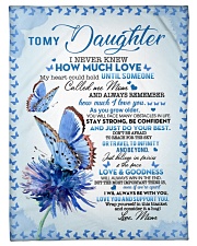 To My Daughter Small Fleece Blanket - 30" x 40" front