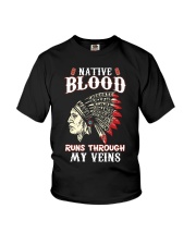 Native Blood Runs Through My Veins Youth T-Shirt tile