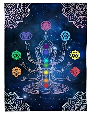 7 Chakras Fleece Blanket tile