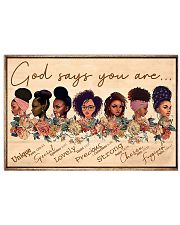 God Say You Are Unique 17x11 Poster front