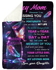 To My Mom Sherpa Fleece Blanket tile